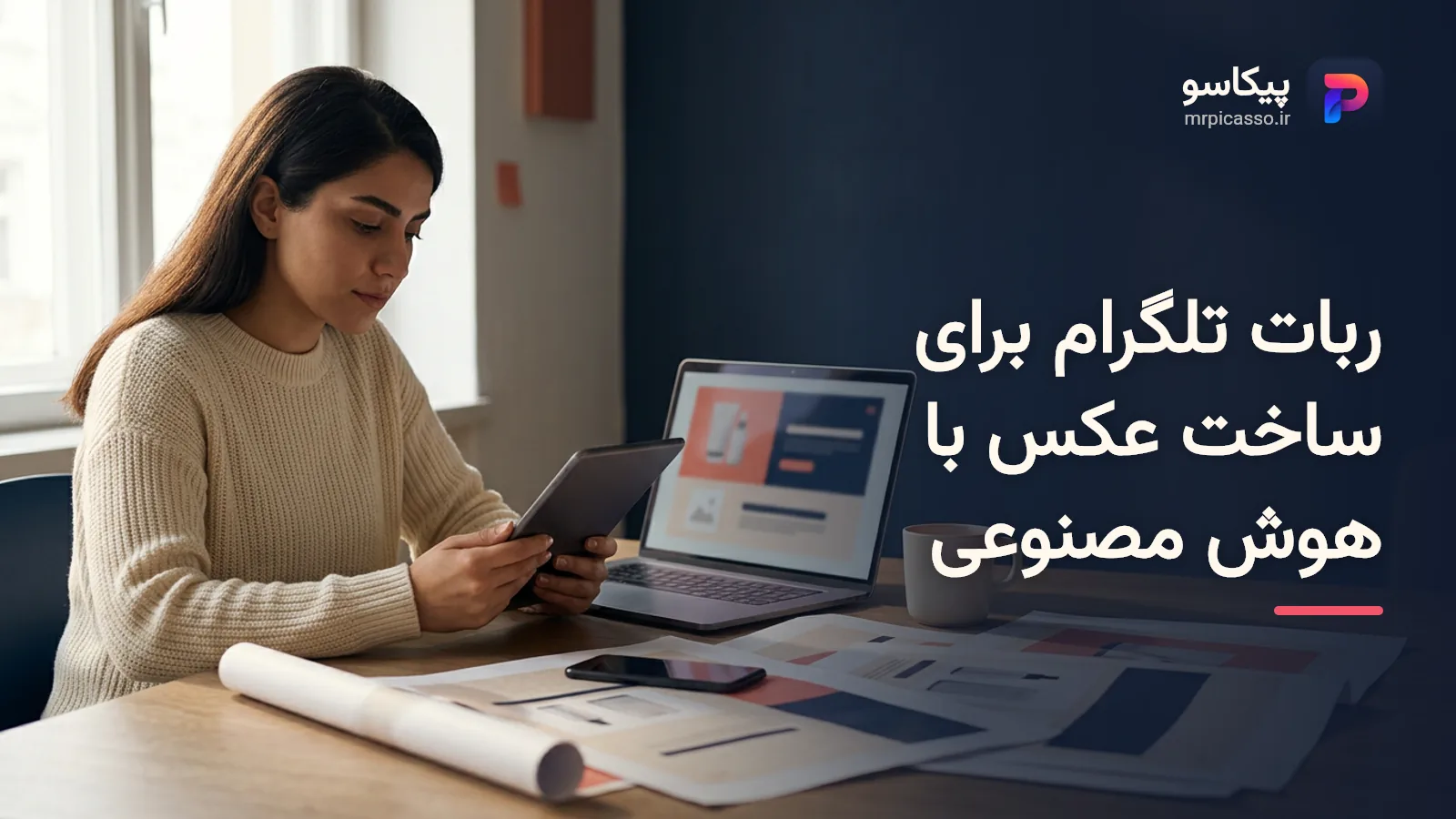 ربات تلگرام برای ساخت عکس با هوش مصنوعی پیکاسو