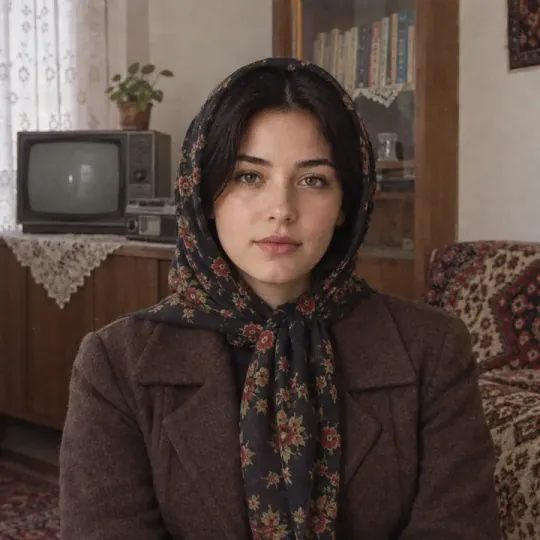 تصویرسازی فرضی مدیر فروشگاه پوشاک در حال آمادهکردن عکس پرتره برای ارسال با تلفن همراه